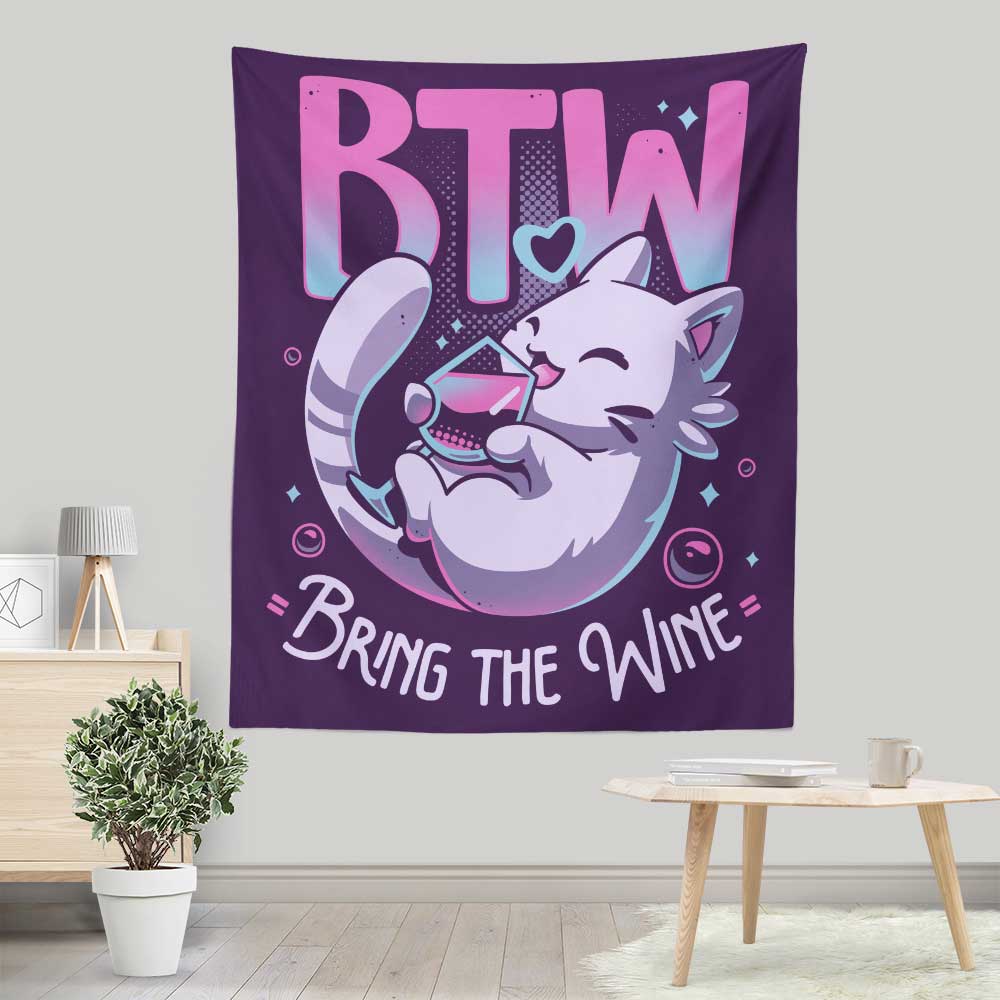 Bring the Wine - Wall Tapestry