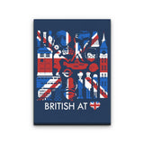 British at Heart - Canvas Print
