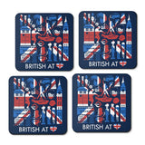 British at Heart - Coasters