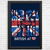 British at Heart - Posters & Prints