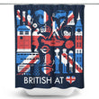 British at Heart - Shower Curtain