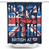 British at Heart - Shower Curtain