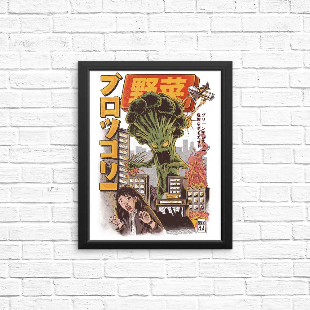 Broccozilla - Posters & Prints – Once Upon a Tee