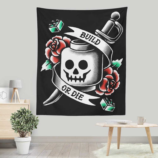 Build or Die - Wall Tapestry
