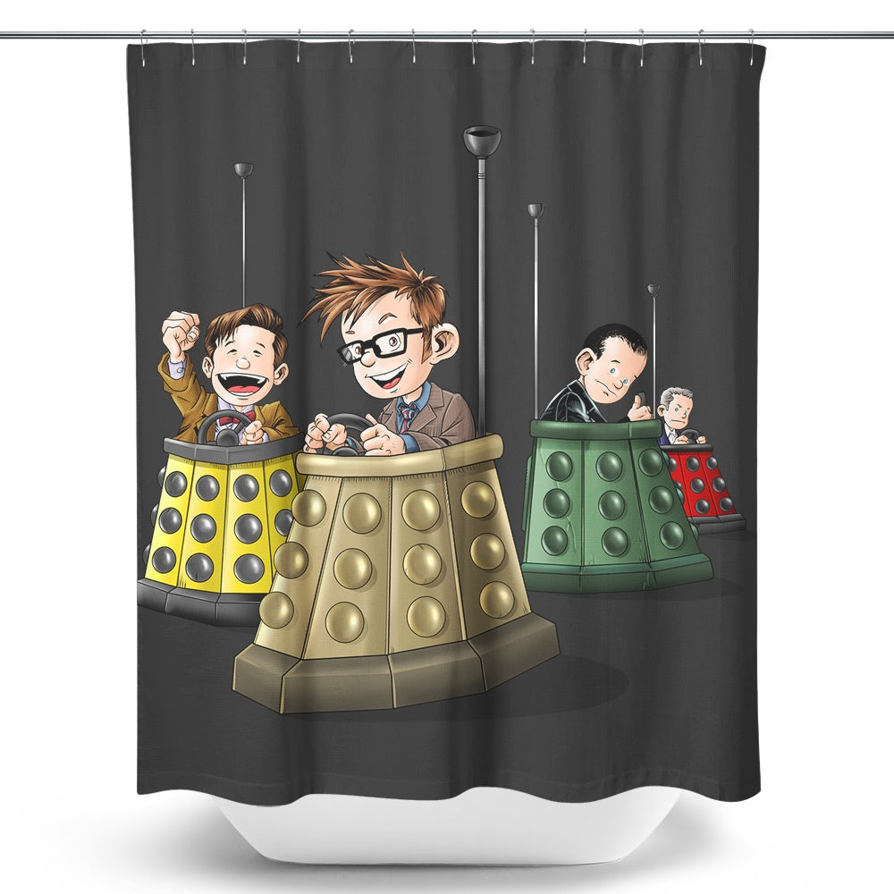 Bump the Doctors - Shower Curtain