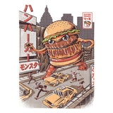 Burgerzilla - Throw Pillow