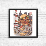 Burgerzilla - Posters & Prints