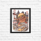 Burgerzilla - Posters & Prints