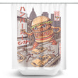 Burgerzilla - Shower Curtain