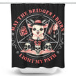 Burn Bridges - Shower Curtain