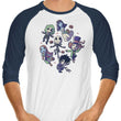 Burton's Halloween - 3/4 Sleeve Raglan T-Shirt
