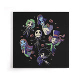 Burton's Halloween - Canvas Print