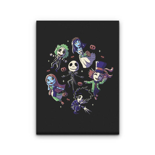 Burton's Halloween - Canvas Print