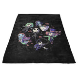 Burton's Halloween - Fleece Blanket