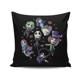 Burton's Halloween - Throw Pillow