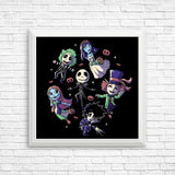 Burton's Halloween - Posters & Prints