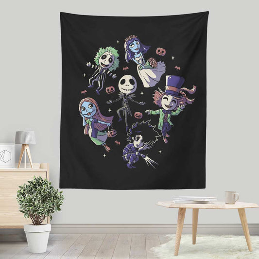 Burton's Halloween - Wall Tapestry