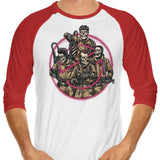 Busted Ghouls - 3/4 Sleeve Raglan T-Shirt