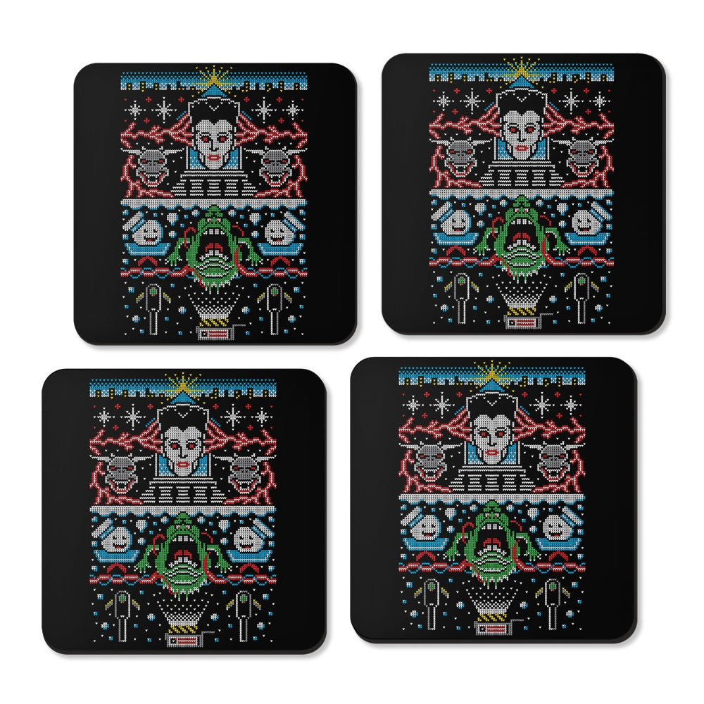 Bustin X-Mas Sweater - Coasters