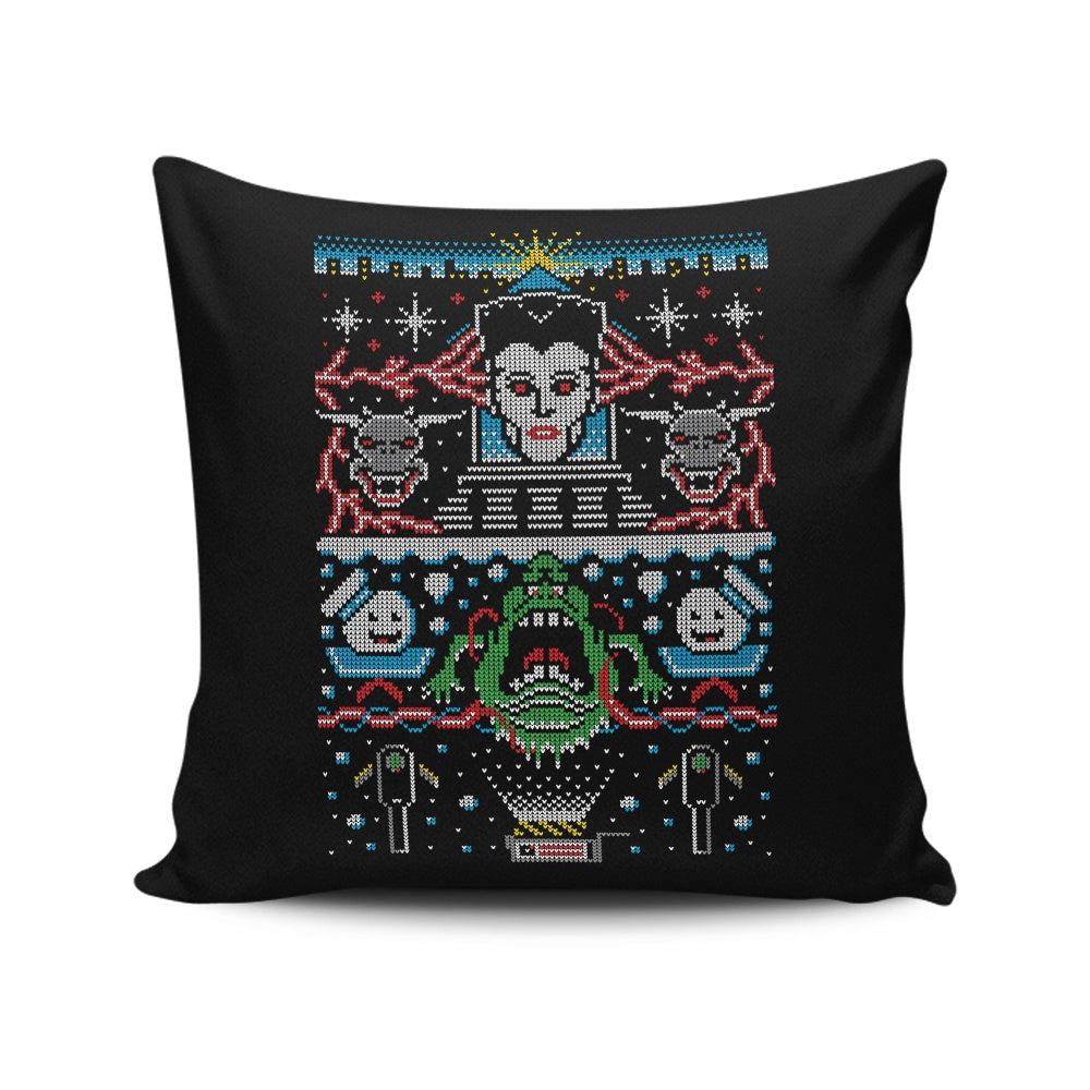 Bustin X-Mas Sweater - Throw Pillow