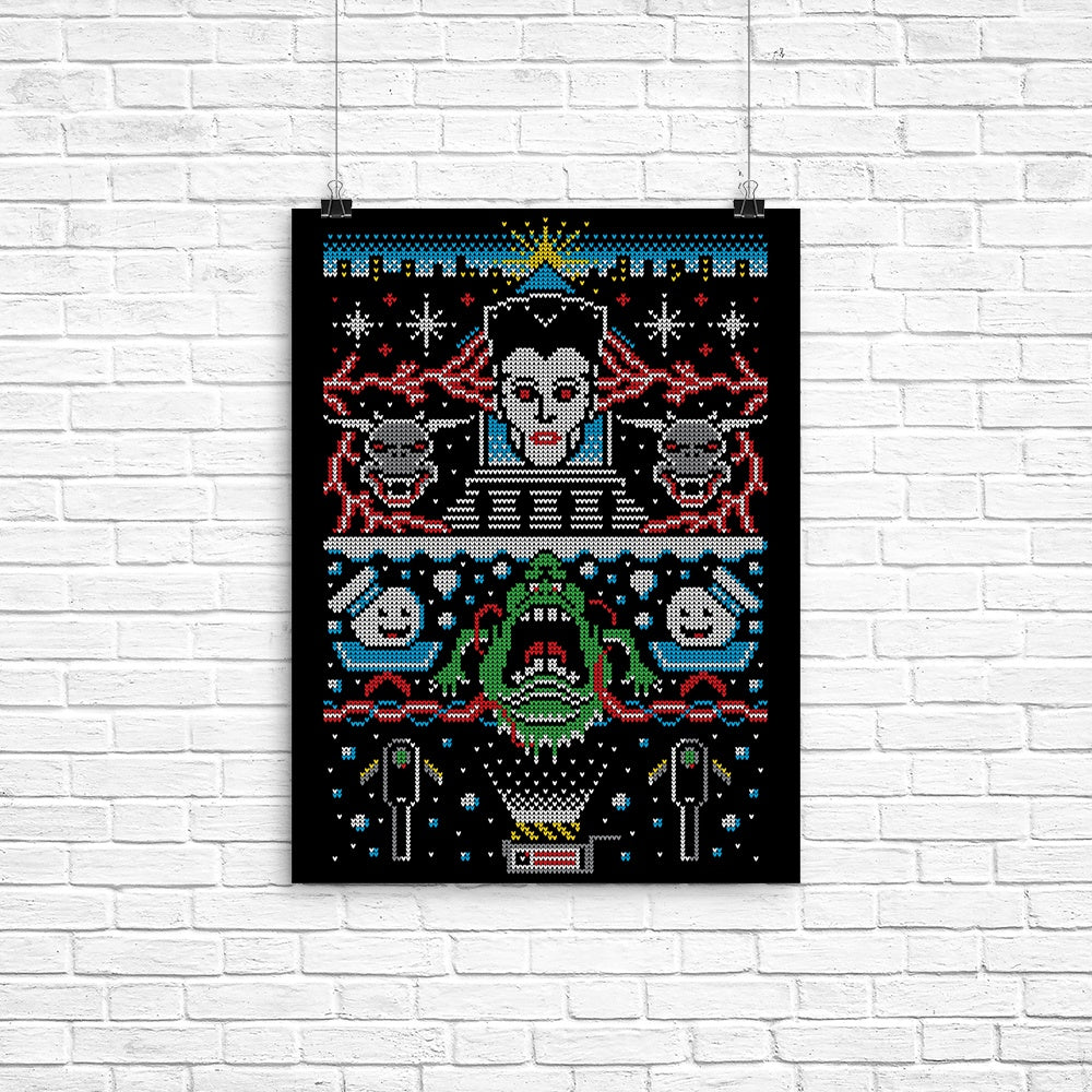 Bustin X-Mas Sweater - Poster