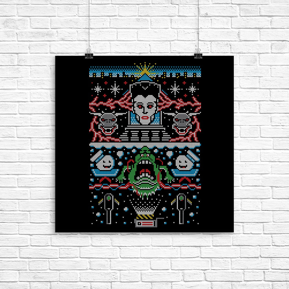 Bustin X-Mas Sweater - Poster