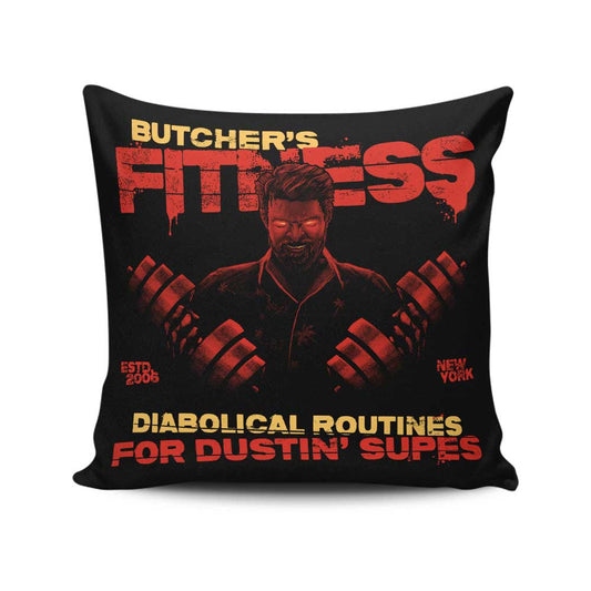 Butcher's Fitness - Throw Pillow