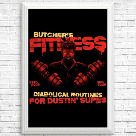 Butcher's Fitness - Posters & Prints