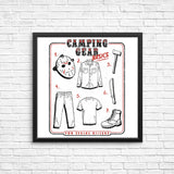 Camping Gear Basics - Posters & Prints