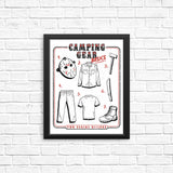 Camping Gear Basics - Posters & Prints