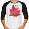 Canada's Behind - 3/4 Sleeve Raglan T-Shirt