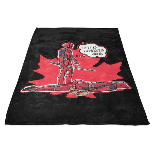 Canada's Behind - Fleece Blanket