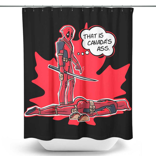 Canada's Behind - Shower Curtain