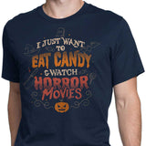 Candy and Horror Movies - Men's Apparel