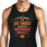 Candy and Horror Movies - Tank Top