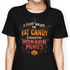 Candy and Horror Movies - Women's Apparel