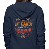 Candy and Horror Movies - Hoodie