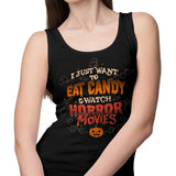 Candy and Horror Movies - Tank Top