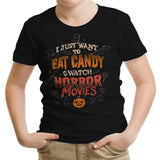 Candy and Horror Movies - Youth Apparel