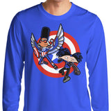 Captain Tallhair and Football Soldier - Long Sleeve T-Shirt