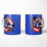 Captain Tallhair and Football Soldier - Mug