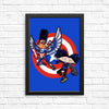 Captain Tallhair and Football Soldier - Posters & Prints