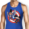 Captain Tallhair and Football Soldier - Tank Top