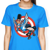 Captain Tallhair and Football Soldier - Women's Apparel