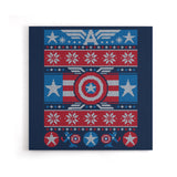 Captain's Christmas Sweater - Canvas Print