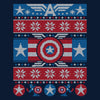 Captain's Christmas Sweater - Metal Print