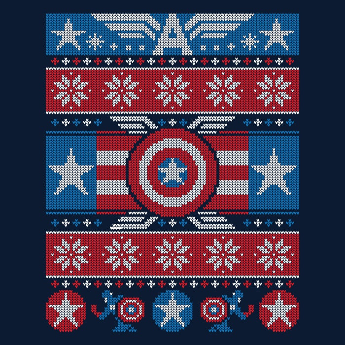 Captain's Christmas Sweater - Canvas Print