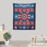 Captain's Christmas Sweater - Wall Tapestry