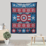 Captain's Christmas Sweater - Wall Tapestry