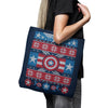 Captain's Christmas Sweater - Tote Bag